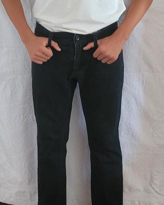 Jeans Slim Fit neri di Dolce & Gabbana taglia 46