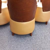 Poltrone puff sedute