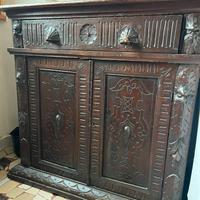 Mobile 1800 epoca legno intagliato