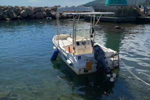 Barca Open compreso carrello stradale