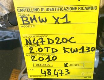 Motore BMW X1  2.0 TD  KW 130