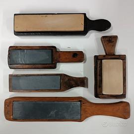 COLLEZIONE 5 PIETRE NATURALI AFFILATURA RASOIO