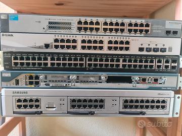 centralina  samsung d link cisco hp switch