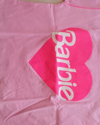 T-shirt Barbie bambina rosa