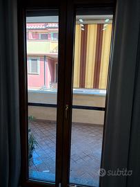 Porta finestra e finestra doppia pvc eff legno