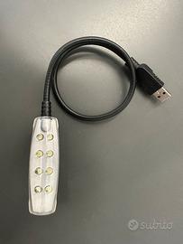 Luce Led USB Per Pc Lettura Kensington