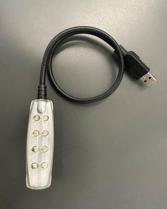 Luce Led USB Per Pc Lettura Kensington