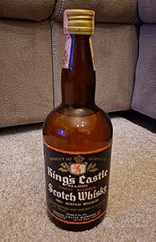 King's Castle Finest Blended Scotch whisky anni 70