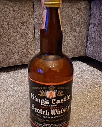 King's Castle Finest Blended Scotch whisky anni 70