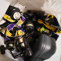Lotto oggetti pesca sportiva