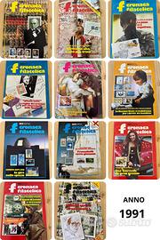 Cronaca filatelica 1991 piu Numismatica