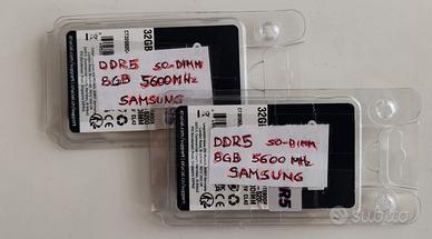 Coppia di RAM Samsung DDR5 8GB 5600MHz SODIM