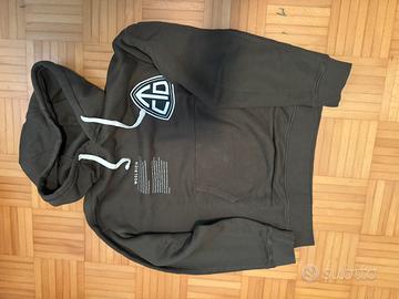 Felpa woolrich marrone