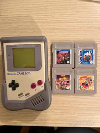 Nintendo game boy classic e giochi