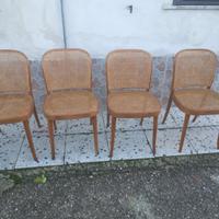 Quattro sedie vintage thonet