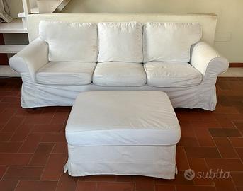 Divano IKEA EKTORP 3 posti + Pouf Contenitore