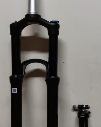 Forcella ammortizzata e ammortizzatore posteriore 