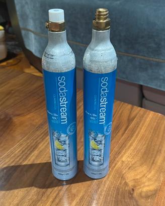 2x Bombola ricarica gasatore Sodastream