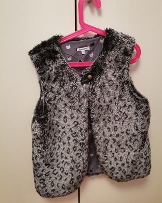 Gilet pelliccia ecologica tg 11/12 cm 152