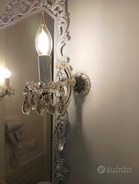 Coppia applique Murano in stile  Maria Teresa