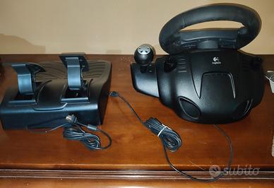 logitech driving force pro completo per PS2/ps3/pc