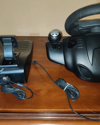 logitech driving force pro completo per PS2/ps3/pc