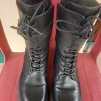 anfibi donna taglia 40 neri