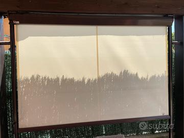 Tenda da sole a caduta con cassonetto