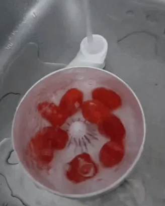 Utensile ciotola lava frutta e verdura