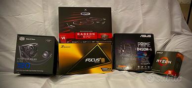 PC Ryzen 5 5600X + RC 570 8GB + SSD 1TB + HDD 2TB