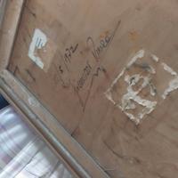 quadro in litografia treno che corre 