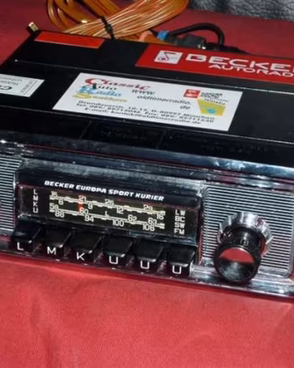 Autoradio Becker vintage