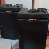 2 casse amplificate fostex