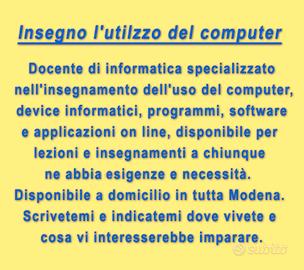Insegnante di informatica