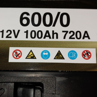 Batterie 12v 100ah nuove
