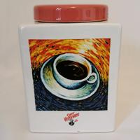 Vaso in ceramica vintage della Vergnano caffè