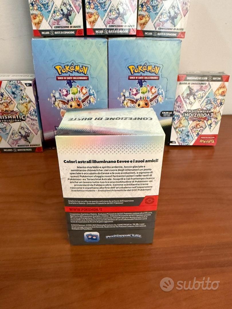 Pokmon Evoluzioni Prismatiche bundle 6 buste - Collezionismo In vendita a  Salerno