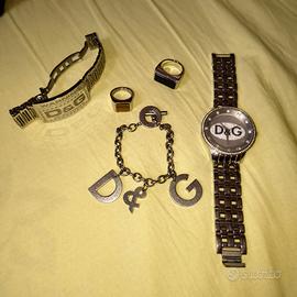 gioielli D&G originali vintage acciaio  anche sepa