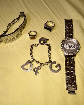 gioielli D&G originali vintage acciaio  anche sepa