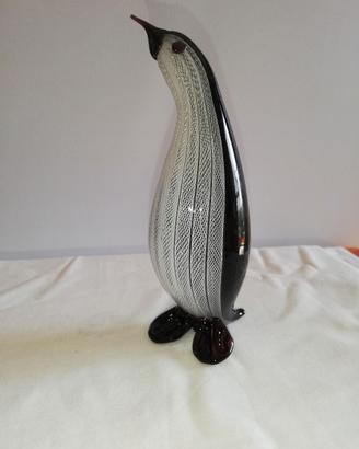 Pinguino in vetro di Murano anni 60