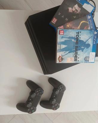 PlayStation 4 Pro 1TB Black – con 2 Controller + 3