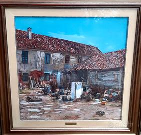 quadro a olio di  Boldrini Telesfono 