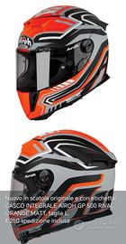 Casco Nuovo Airoh Gp500 rival orange matt L