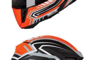 Casco Nuovo Airoh Gp500 rival orange matt L