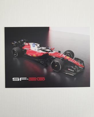 Cartolina Ferrari F1 SF-26 