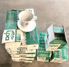 6 TAZZE CAPPUCCINO CON PIATTINO Esse Caffè  NUOVE