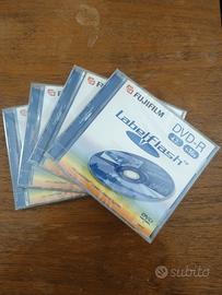 4x Fujifilm DVD-R Labelflash 4.7GB - Sigillati