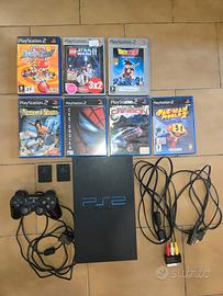 Ps2 con 7 giochi, leggere descrizione