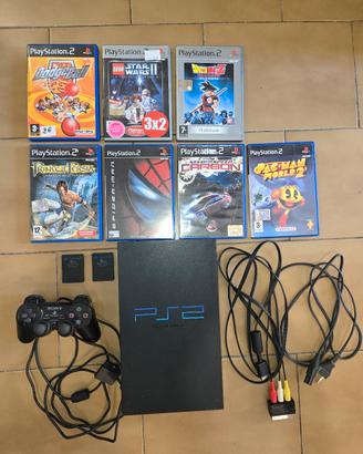 Ps2 con 7 giochi, leggere descrizione