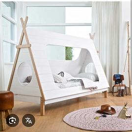 Letto singolo teepe bed tenda indiani